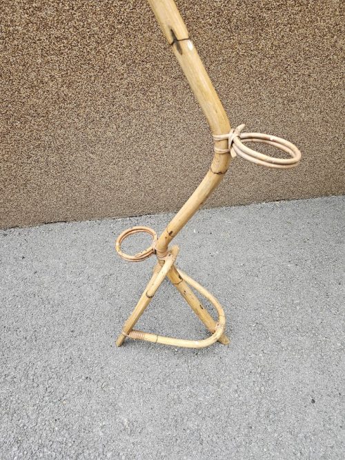 Stoyka za tsvetya ot estestven bambuk-2